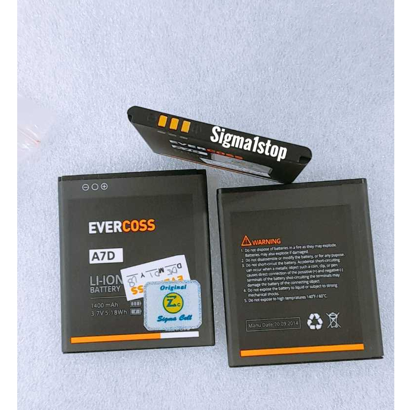 EVERCOSS A7D BATERAI BATTERY BATERE EVERCOSS A7D BATRE