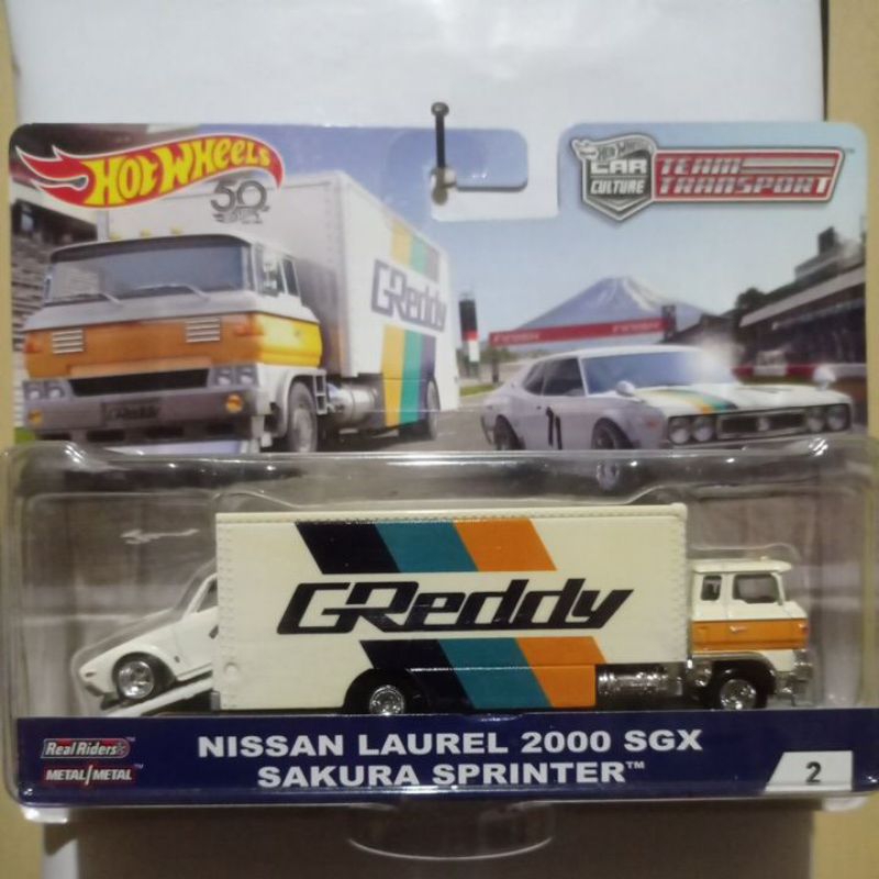 Hot Wheels Team Transport Nissan Laurel 2000 SGX Sakura Sprinter