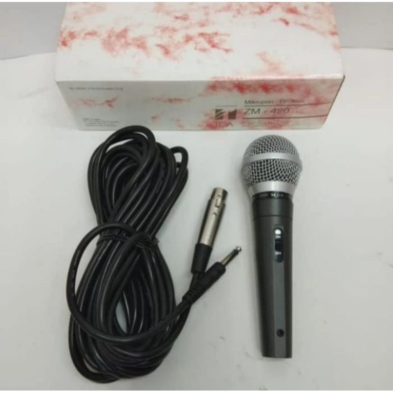 Microphone TOA ZM 420 Original Mic Kabel TOA ZM 420
