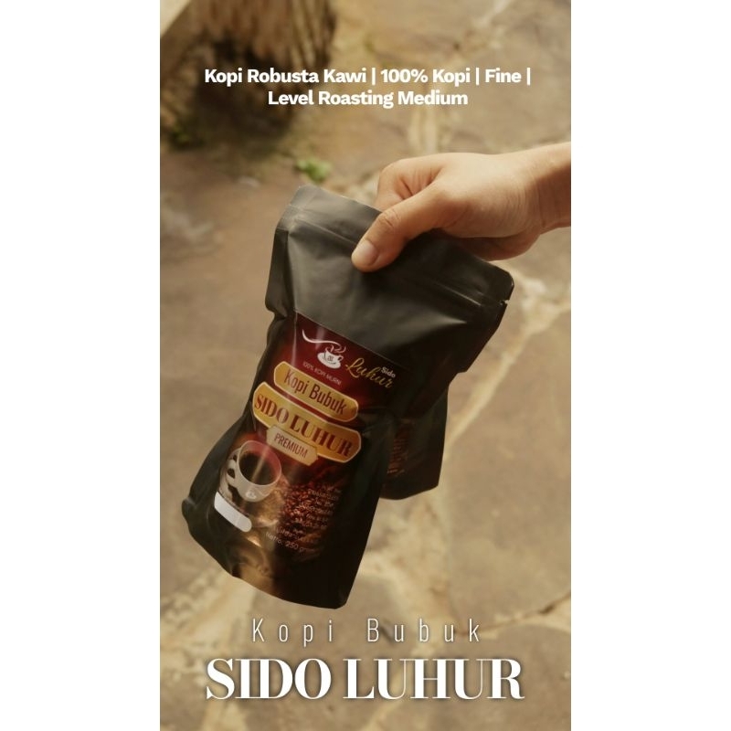 

Kopi Bubuk Sido Luhur Robusta Kualitas Premium