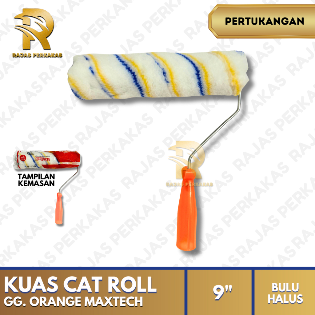 KUAS ROL CAT TEMBOK 9” MAXTECH / ROLLER CAT / PAINT ROLLER / KUAS CAT ROLL