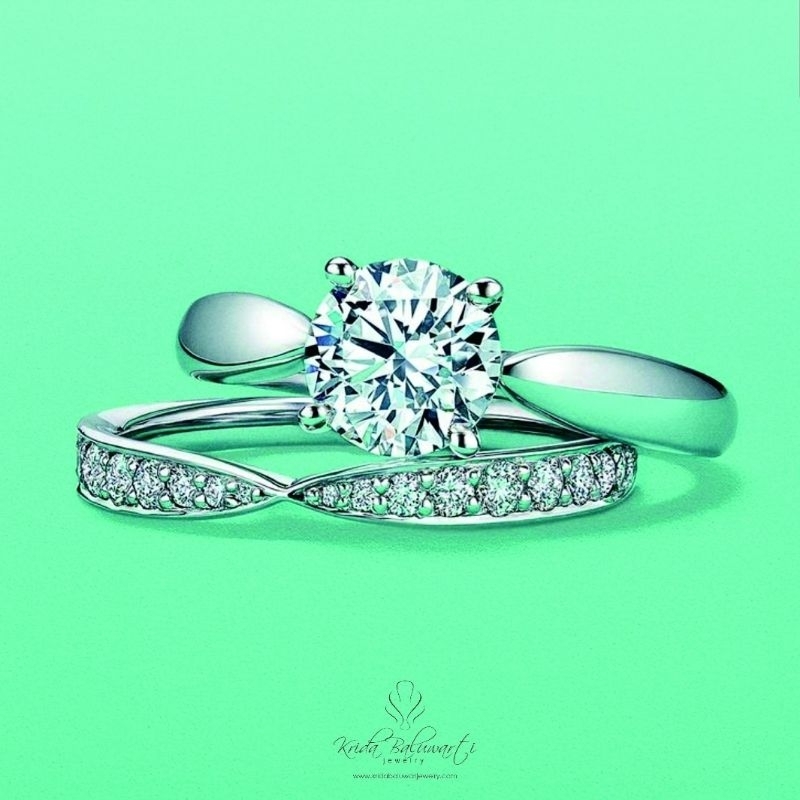 Cincin Nikah | Cincin Tunangan | Cincin lamaran | Cincin Couple Palladium & Emas jaminan sesuai gamb
