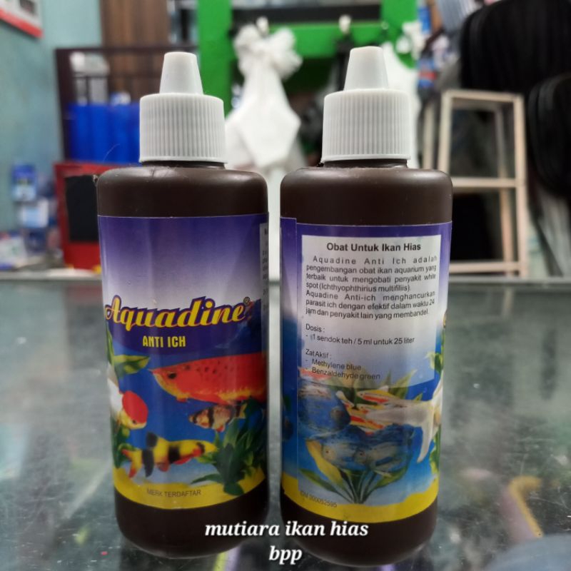 Aquadine Anti Ich Anti Jamur Obat Ikan Hias Menghilangkan Jamur