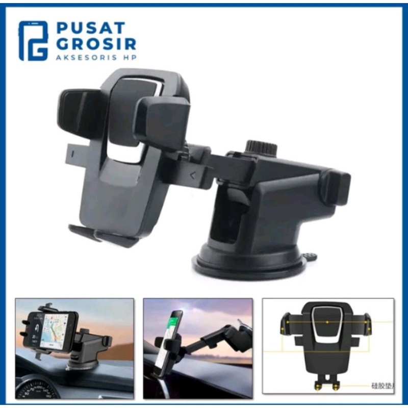 Car phone holder mobil HD09 dudukan hape stand handphone alat penyangga hp dashboard