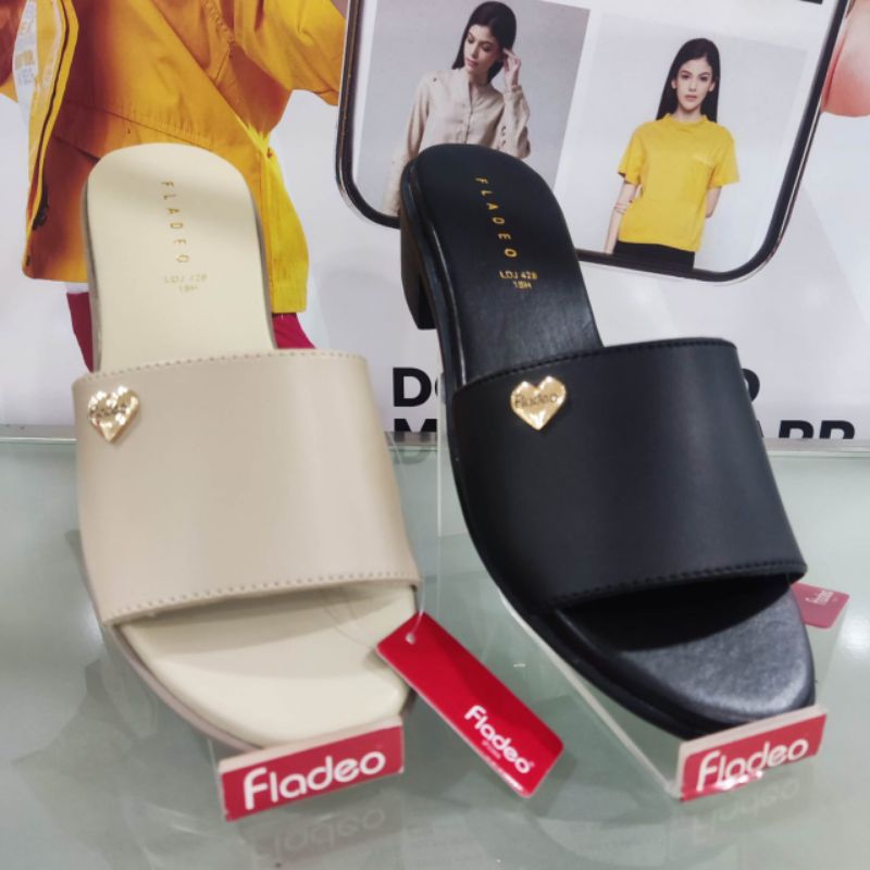 FLADEO ORIGINAL❗Sandal Heels Wanita 4,8 cm