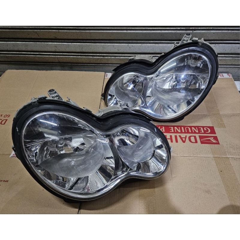 headlamp mercy w203 c200