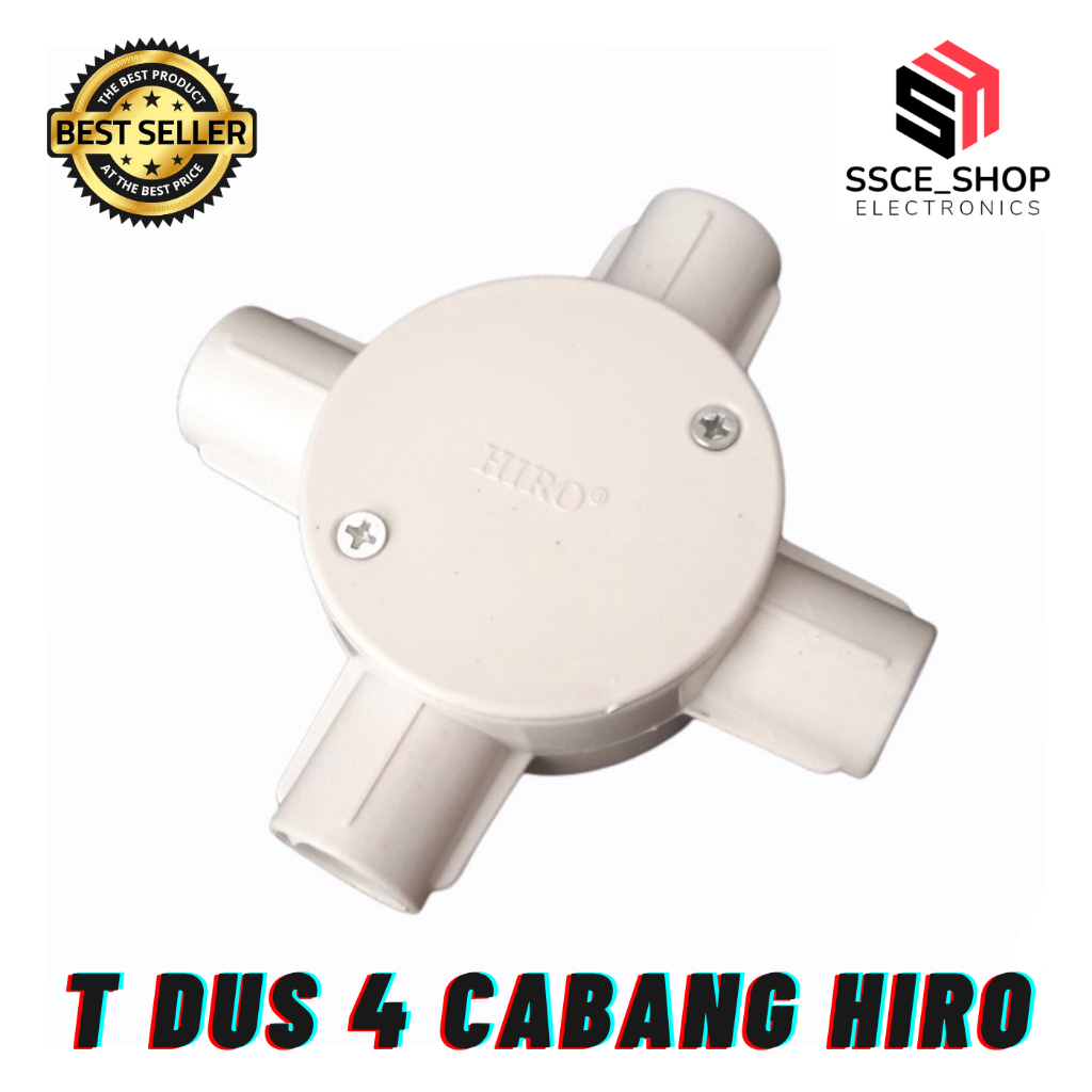 T Dus Cabang 4 HIRO 20mm GROSIR