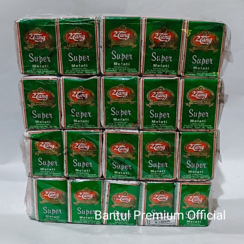 

Teh 2 Tang Super Melati Hijau 1 Pack (10 bks x 40 gr)
