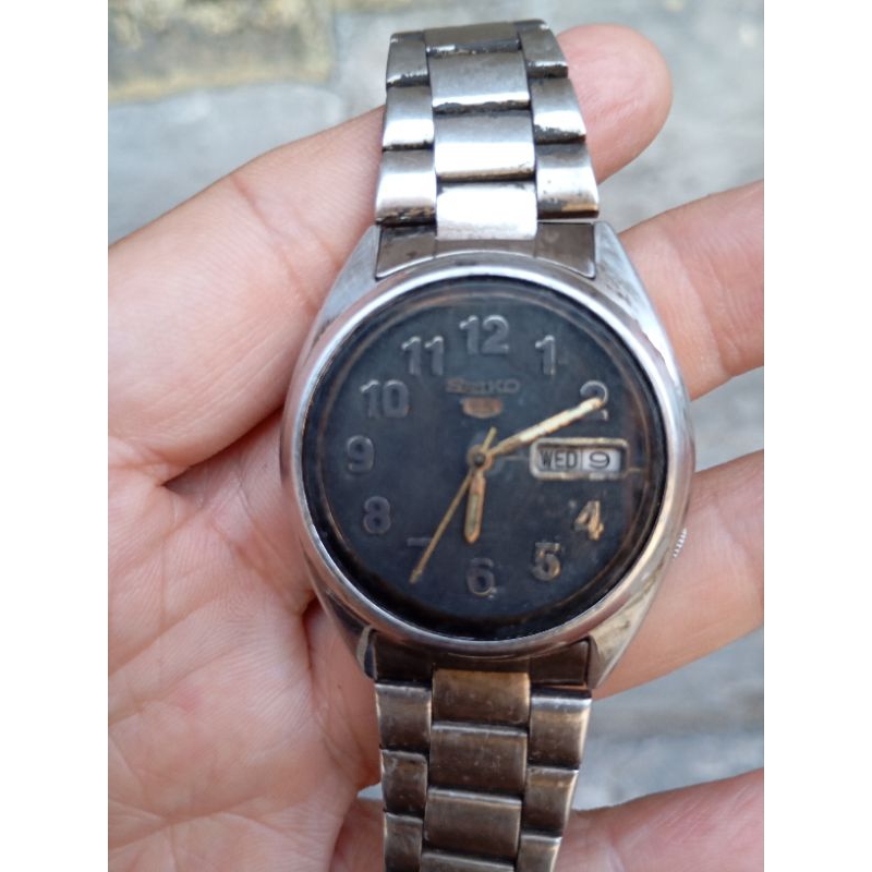 jam tangan seiko military artistik custom 7009 second bekas