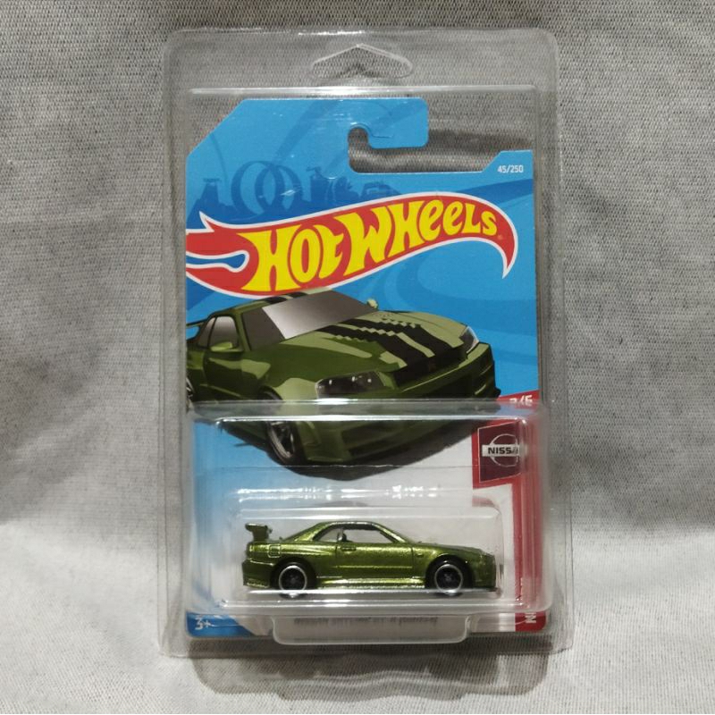Hotwheels THS Nissan Skyline R34 Hijau Super Treasure Hunt Hot Wheels