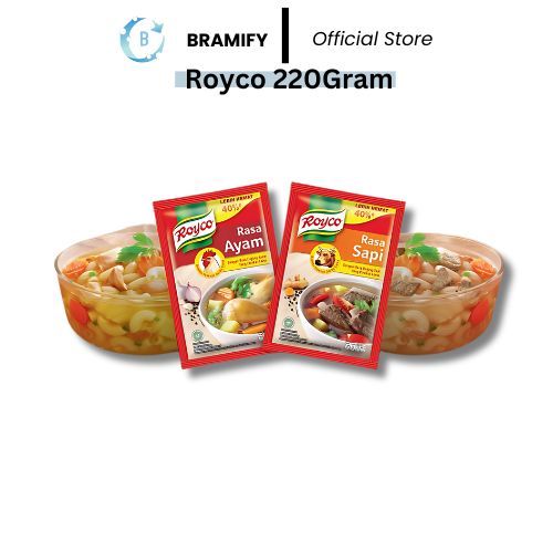 

Royco Bumbu Kaldu Rasa Ayam Dan Sapi 220gr | Makanan Penyedap Beryodium
