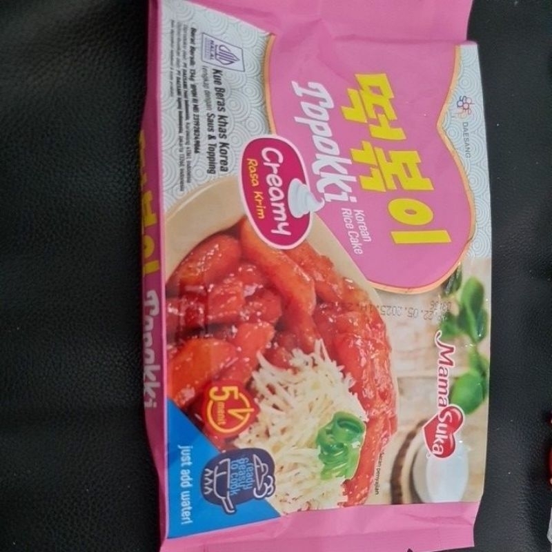 

Topokki Mamasuka Rasa krim isi 134gram