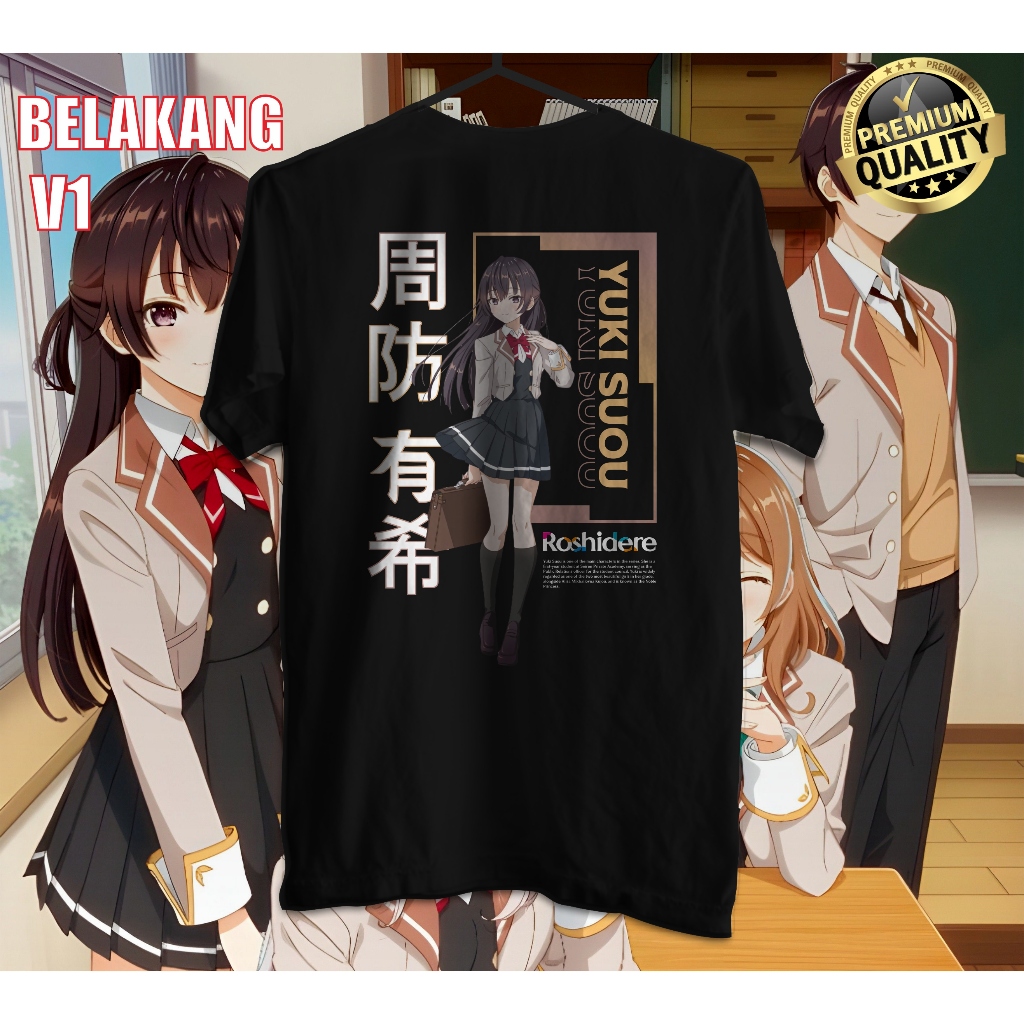 Kaos Tshirt Baju Tokidoki Bosotto Roshia-go de Dereru Tonari no Alya-san Yuki Suou Roshidere | Alya 