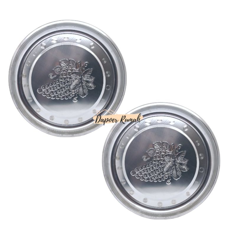 NAMPAN BULAT ANGGUR 35/NAMPAN BULAT STAINLESS/NAMPAN KOPI/NAMPAN ANGGUR TRAY STAINLESS