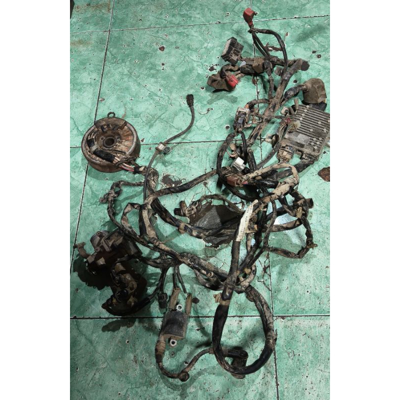 kabel body set pengapian Vario 125 kzr Vario 125 old magned spul ECU kabel body kabel sekring set