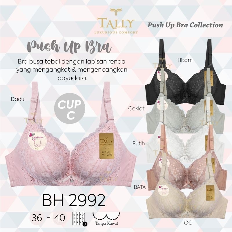 BH TALLY 2992 PUSH UP BRA