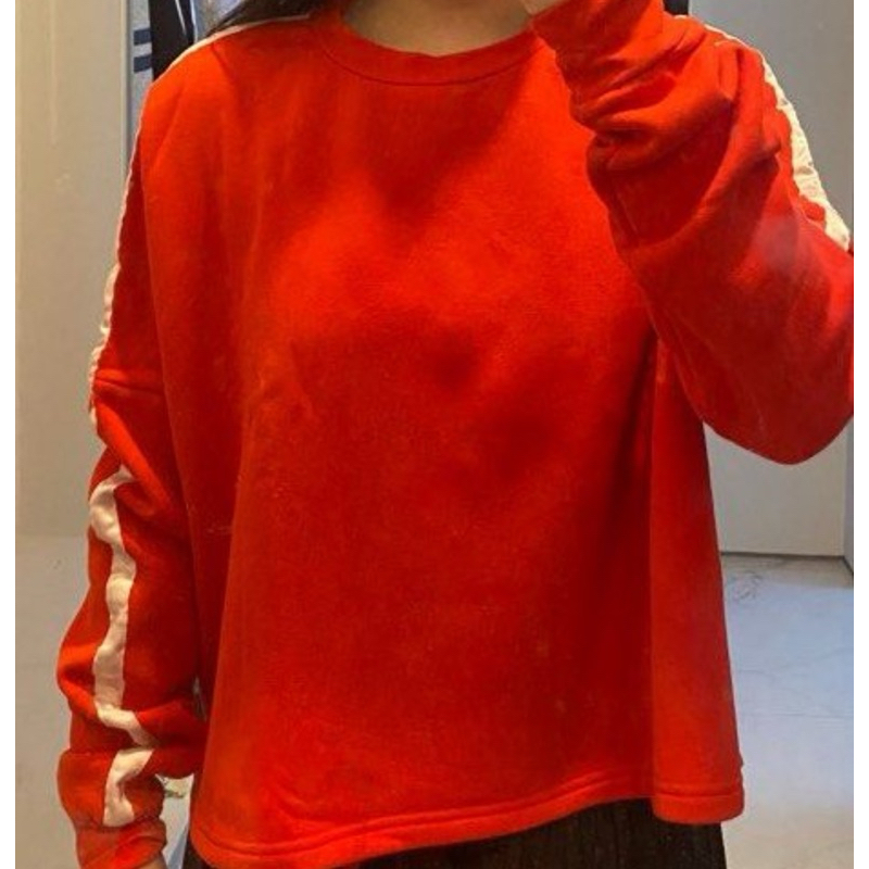 H&M Atasan Lengan Panjang Sweater Merah Wanita OBRAL SALE