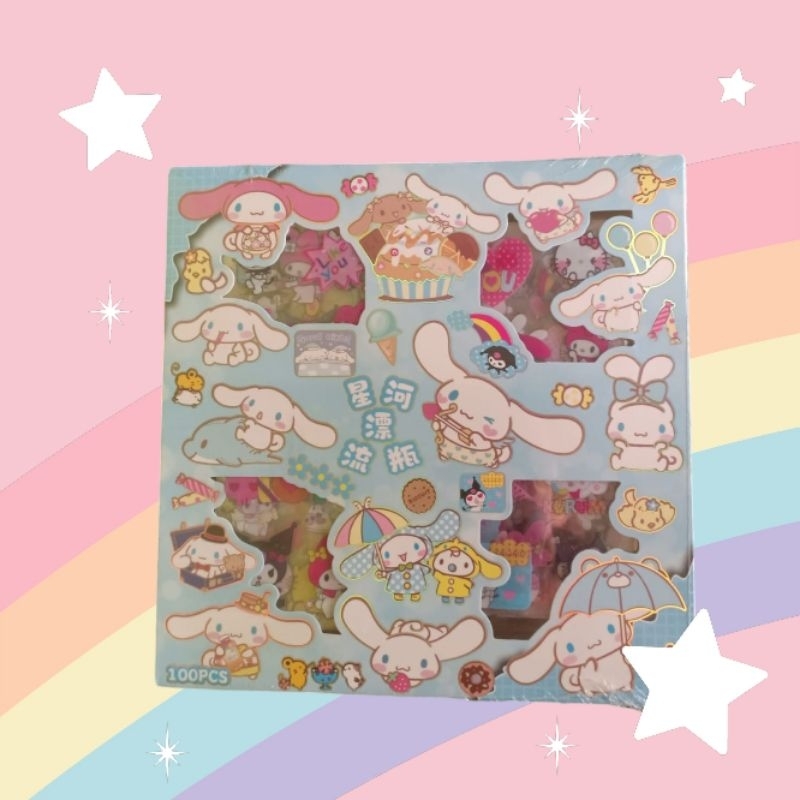 

[nazea stuf] Stiker sanrio stiker isi 100 lembar stiker box cinamorol