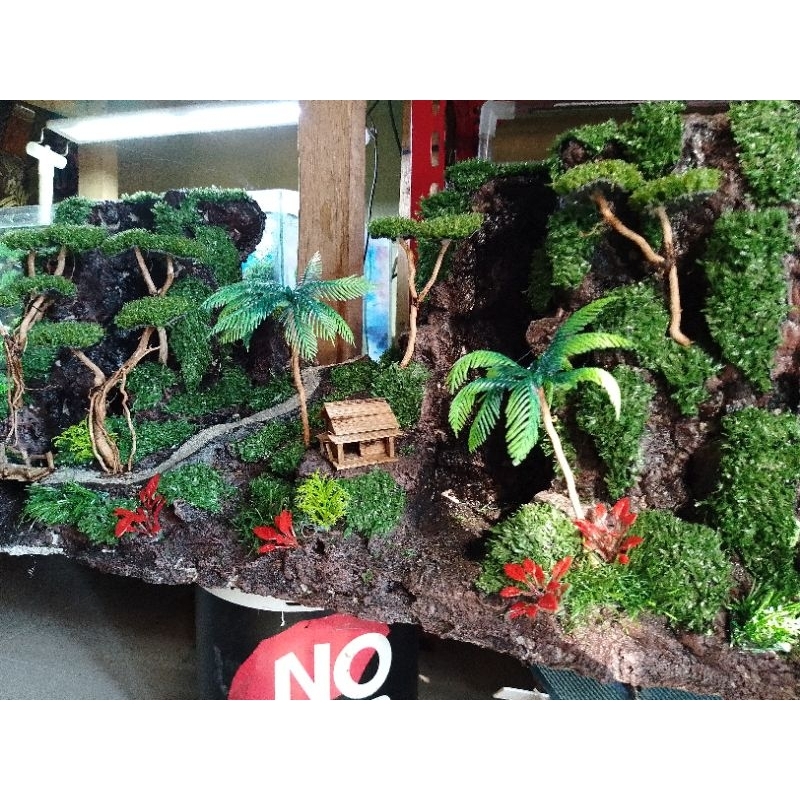 tebing/hardscape air terjun sintetis 60cm