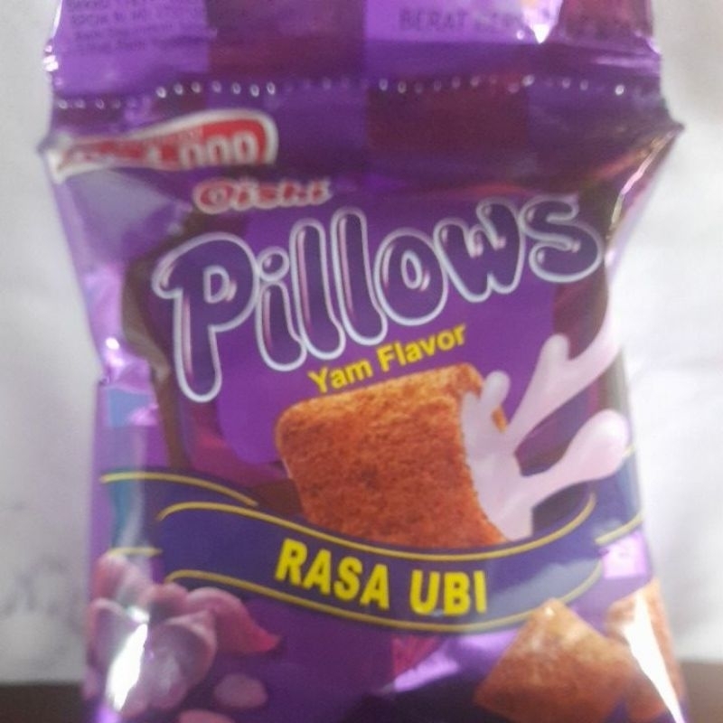 

Oishi Pillows rasa ubi / cokelat 1 renceng isi (10pcs)