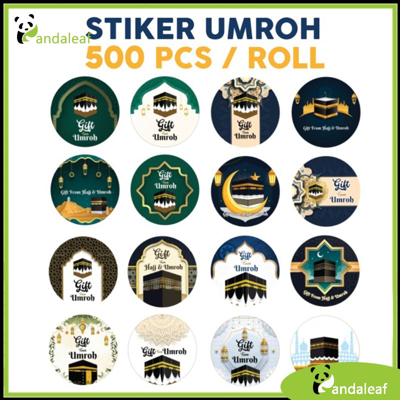 

Sticker Haji Umroh Stiker Label Gift From Oleh Oleh Souvenir 500 Pcs ST001