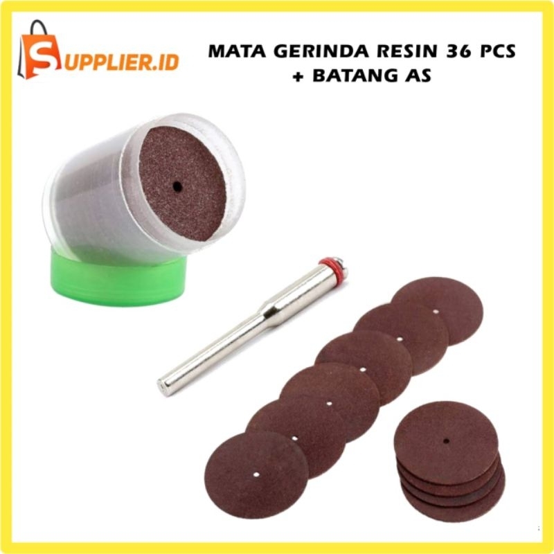 Mata Gerinda Potong Mini Resin + As Batang Mandrell