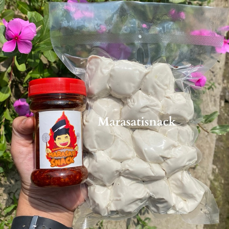 

Bundling Basreng mentah plus bumbu cikruh botol 125gr