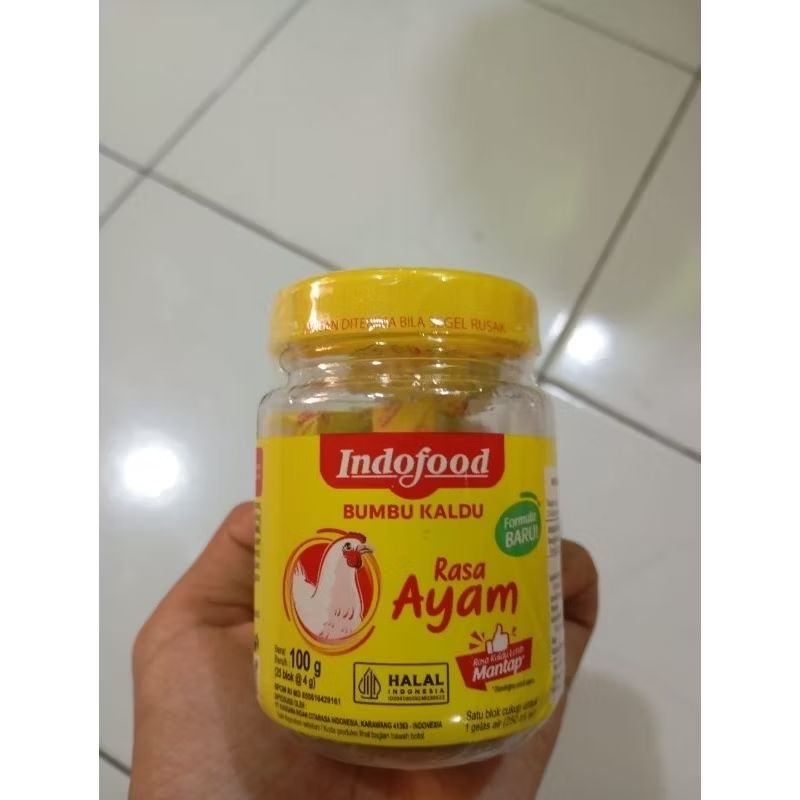 

Indofood bumbu kaldu blok rasa ayam 100gr.exp 2025 bln 2