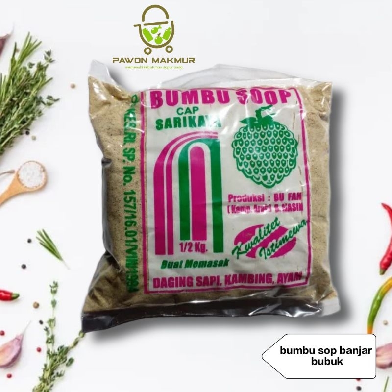 

BUMBU SOP BUBUK KHAS BANJAR CAP SARIKAYA