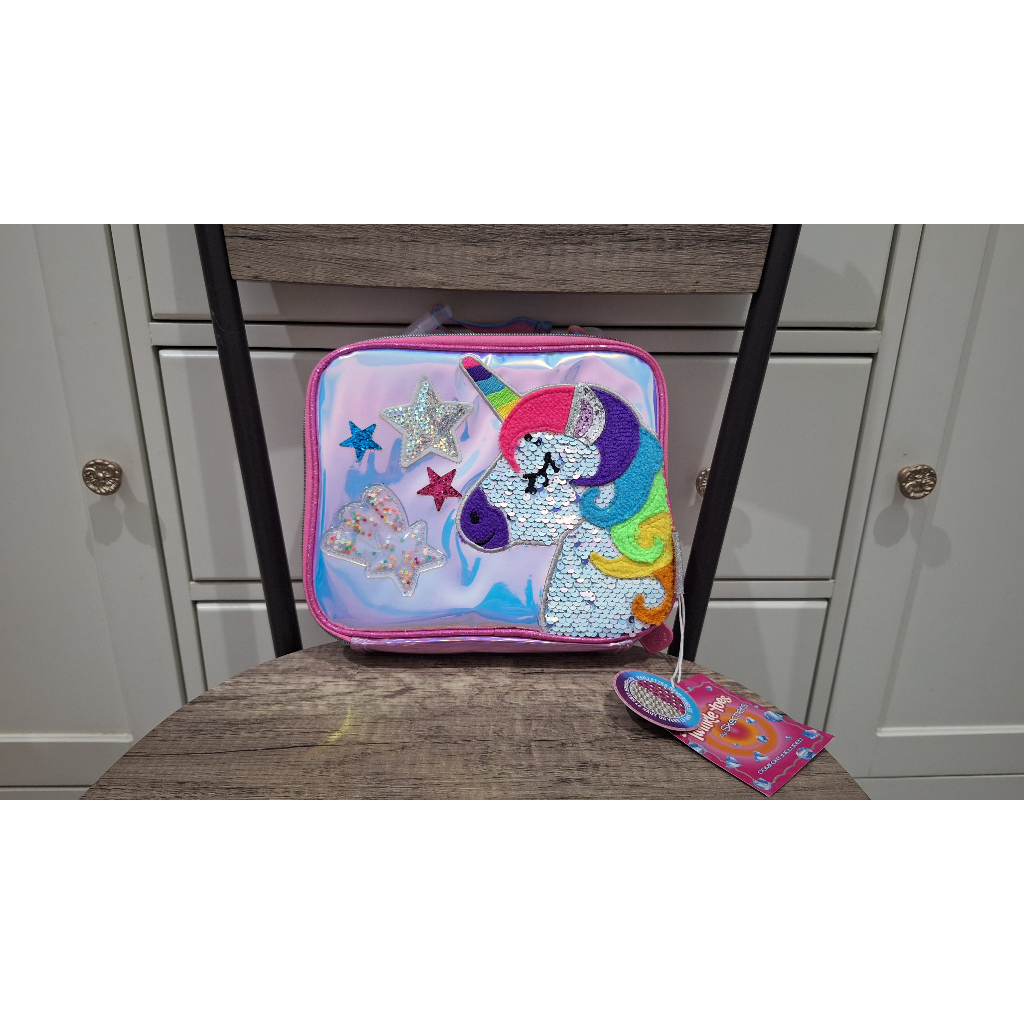 Lunch Bag Skechers - Twinkle Toes Unicorn Face Tas Makan Original