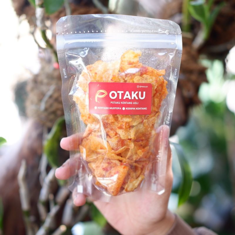 

Potaku Keripik Kentang Asli berat 65gr Rasa ORI & Balado Pedas Manis