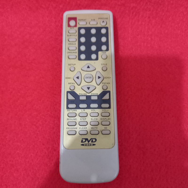 Remote DVD Player Original Asli . Remote DVD .