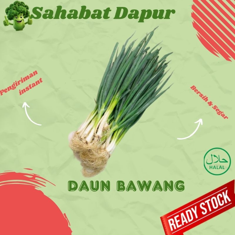 

Daun Bawang - sayur segar -Sahabat Dapur Delivery