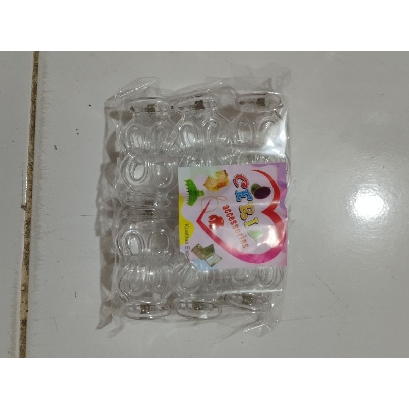 COD PROMO PERPACK ISI 12PCS JEDAI RAMBUT / JEDAI RAMBUT TRANSPARAN / JEDAI RAMBUT WARNA / JEDAI RAMB