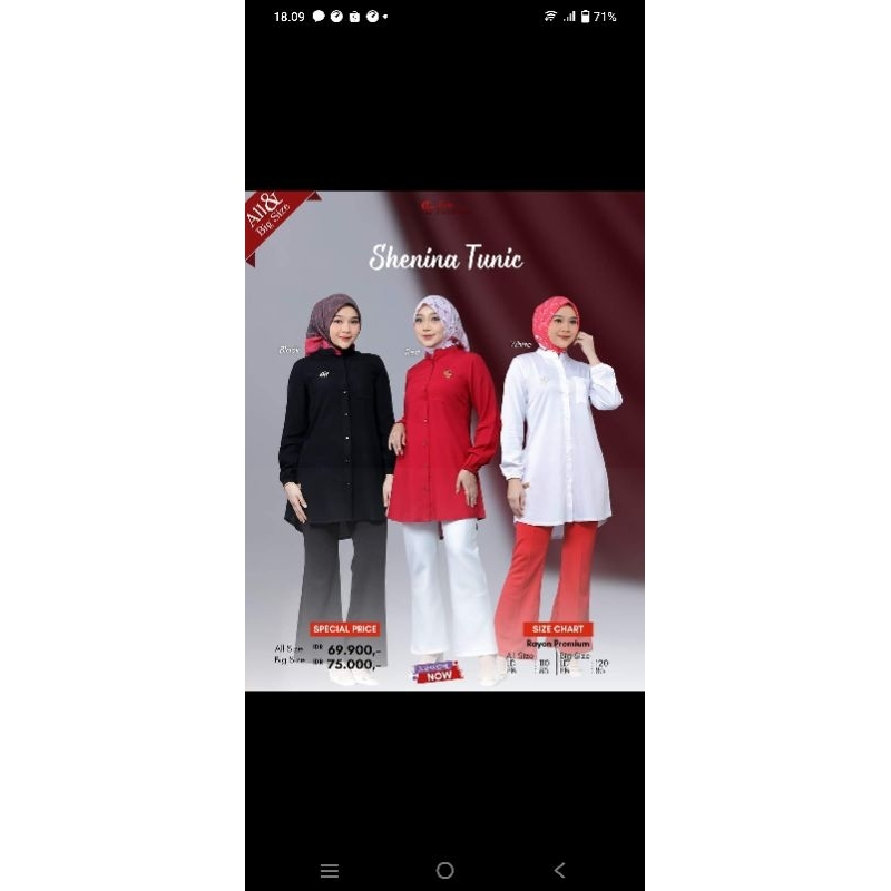 shenina tunik by fee fashion