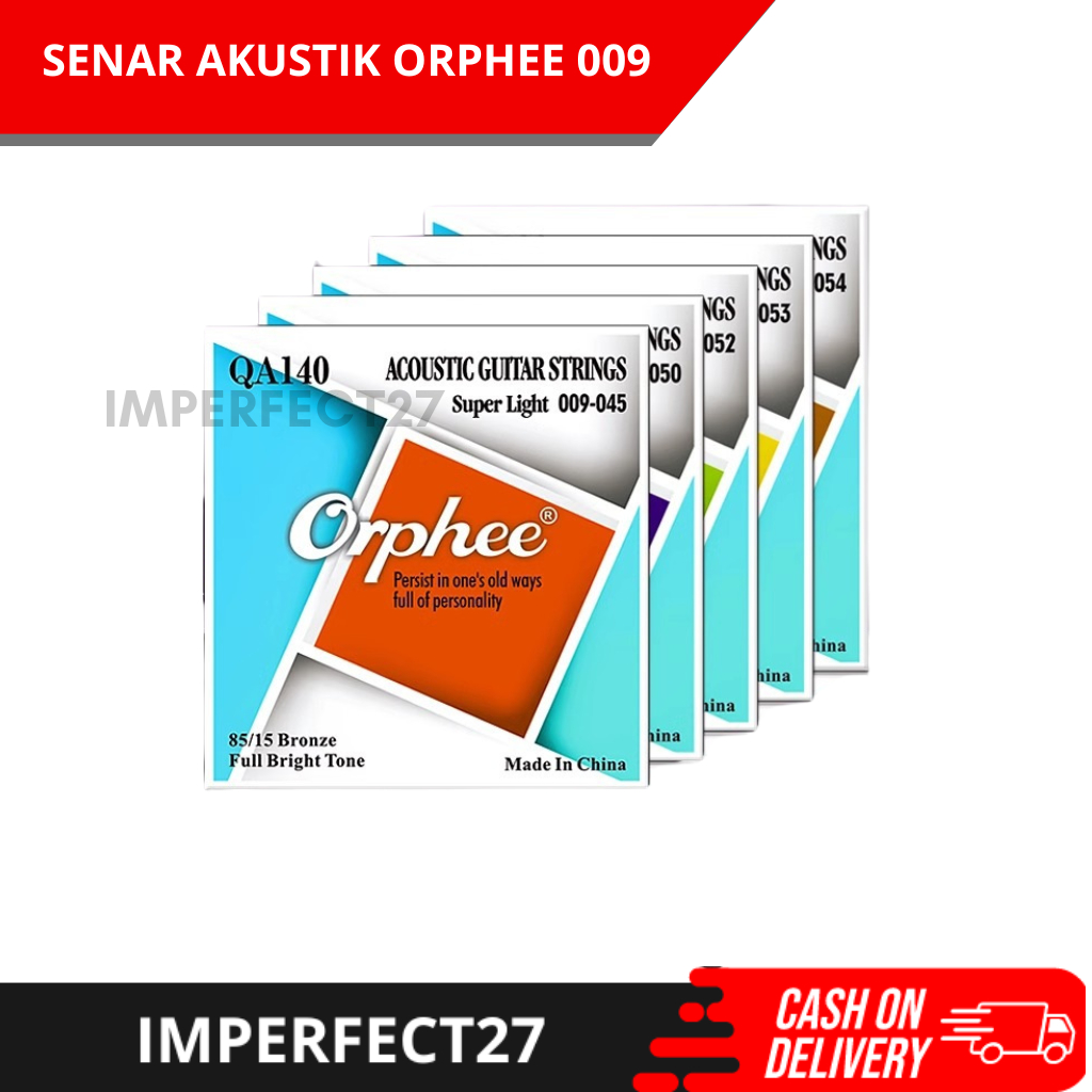 Senar String Gitar Akustik ORIGINAL / Senar Akustik Orphee Bronze
