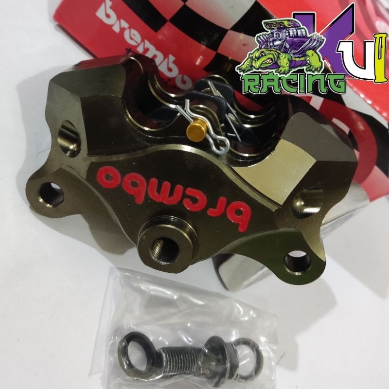 palababi cakram kaliper 2p 2 piston cnc caliper 2p brembo brown universal model kupu-kupu butterfly