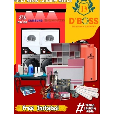DBOSS - PAKET USAHA LAUNDRY TERIMA BERES SAMSUNG 16KG SPEEDQUEEN 15KG