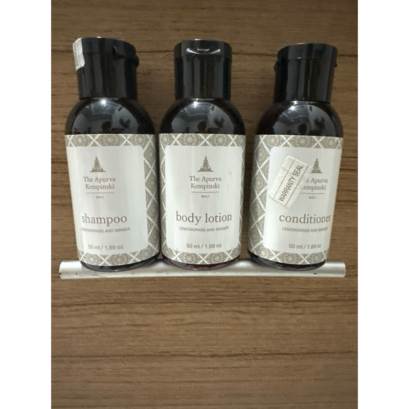 THE APURVA KEMPINSKI SHAMPOO BODY LOTION CONDITIONER