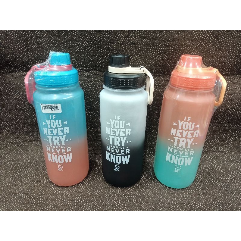 BOTOL GRADASI HX-339 1000ML / BOTOL MINUM GRADASI / Botol Minum / Botol Gradasi / Botol 1Liter / Bot