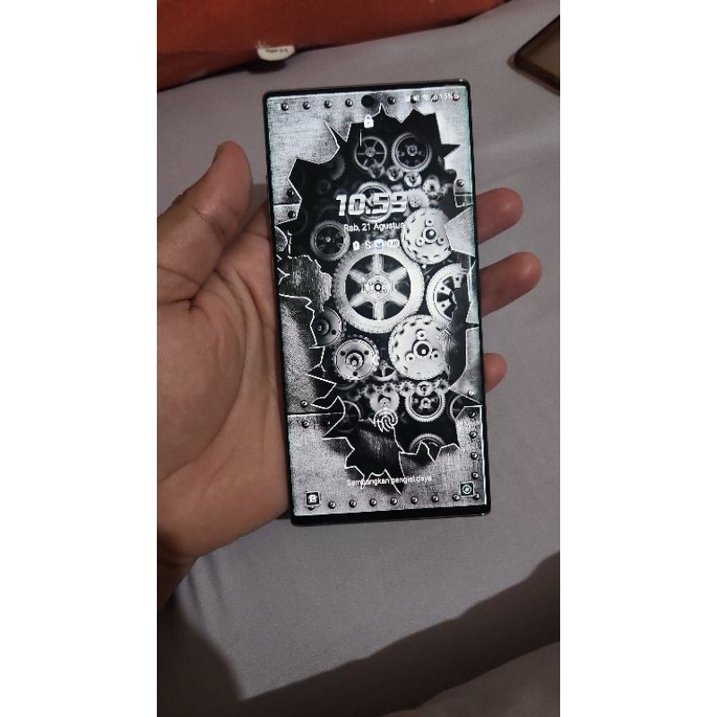 hp samsung note 10 plus batangan no minus mulus RAM 12GB/256