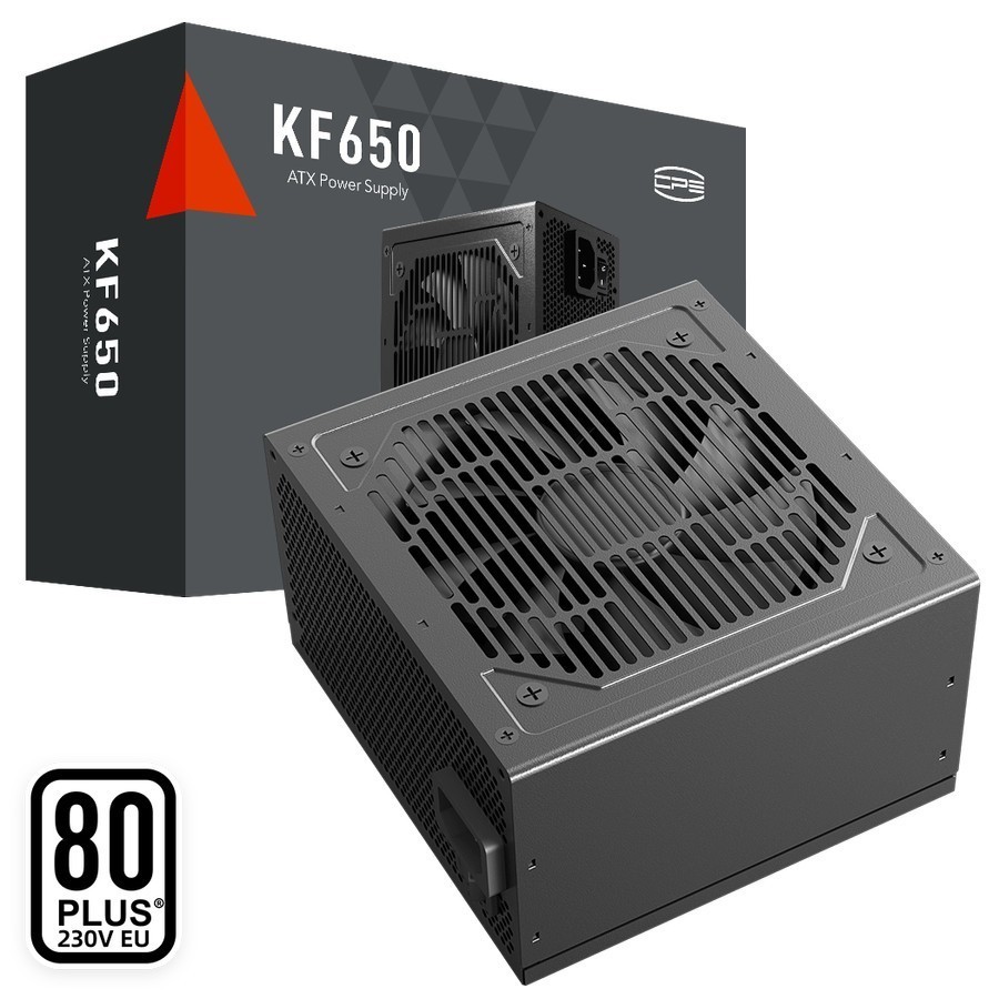 Power Supply PCCOOLER KF650 Black - 650W 80 Plus