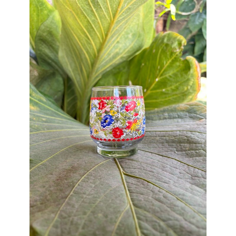 Gelas Kaca Kecil Aesthetic, Gelas Jadul