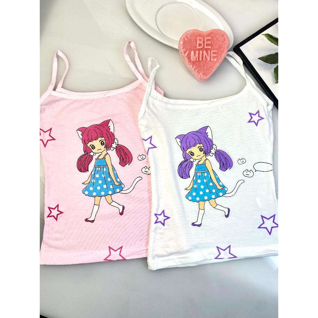RB Kaos Dalam Anak Perempuan 12 pcs /Singlet Anak Perempuan /Kaos Dalam Anak Motif #999