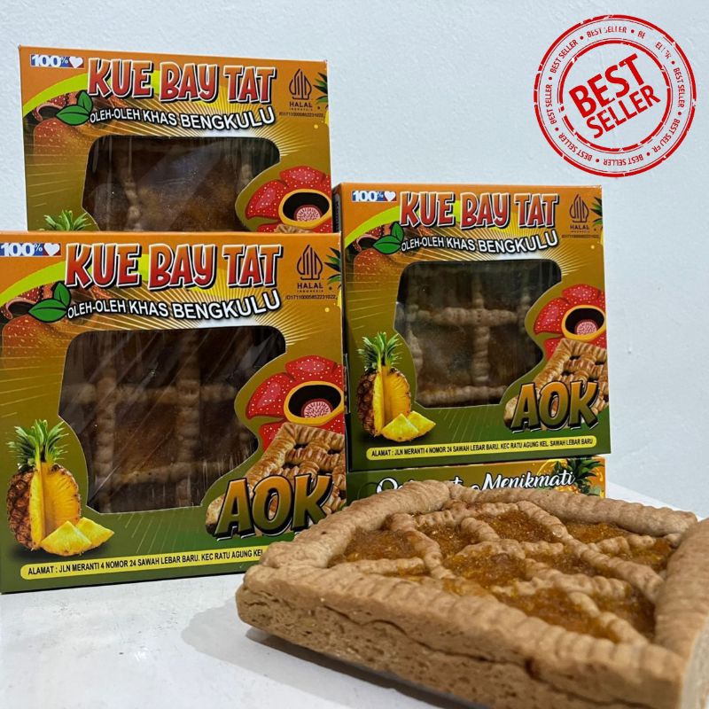 

Kue bay tat AOK khas bengkulu BEST SELLER Oleh Oleh khas bengkulu makanan khas bengkulu
