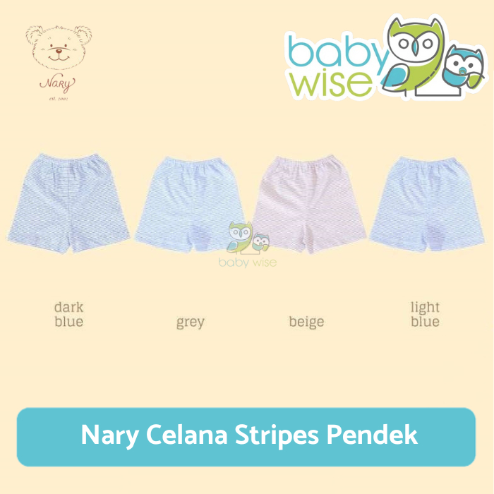 Nary Celana Stripes Pendek - Celana Pendek Bayi dan Anak