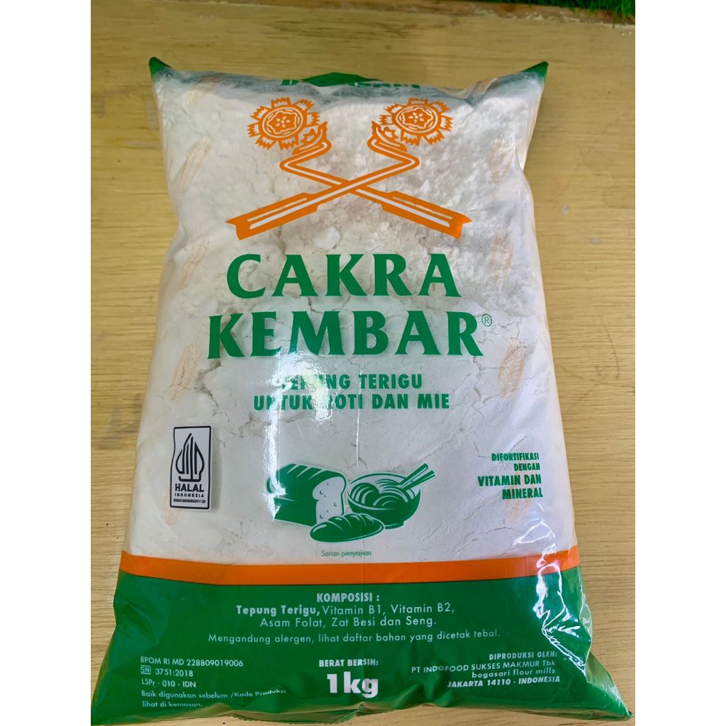 

Tepung Terigu Cakra Kembar 1kg