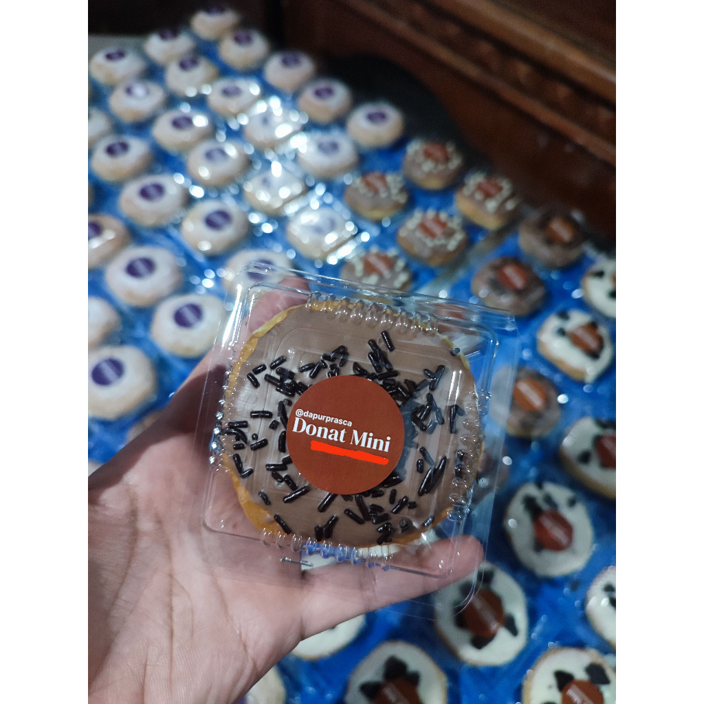 

DONAT MINI - MINIMAL PEMBELIAN 24 PCS | COCOK DISAJIKAN UNTUK ACARA