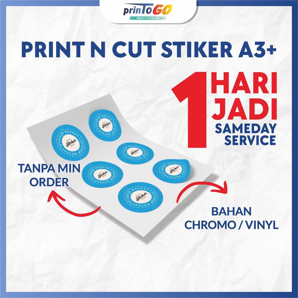 

(ECERAN) CETAK STIKER / CETAK STIKER A3 / CETAK STIKER CUSTOM