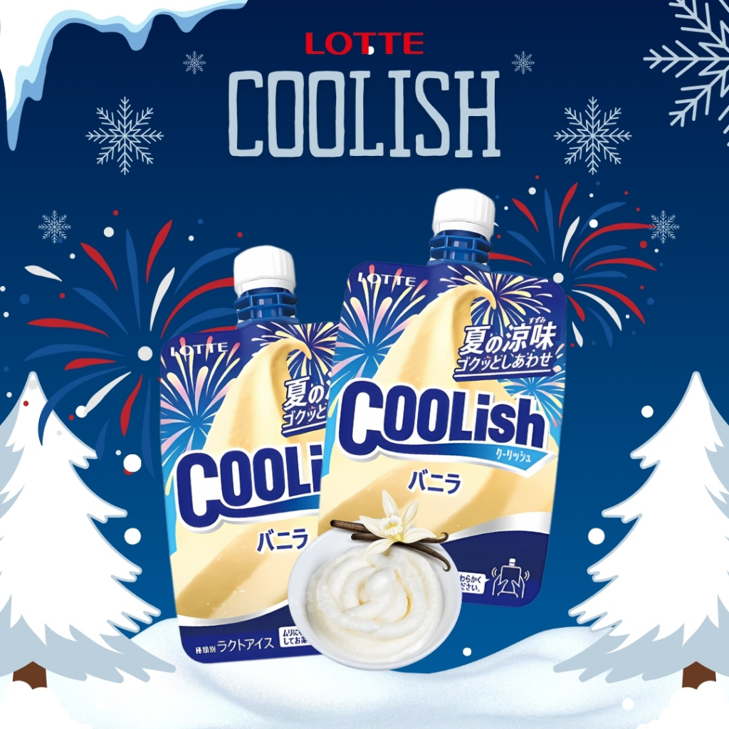 

Lotte Coolish Vanilla Ice Cream 140ml 1pouch